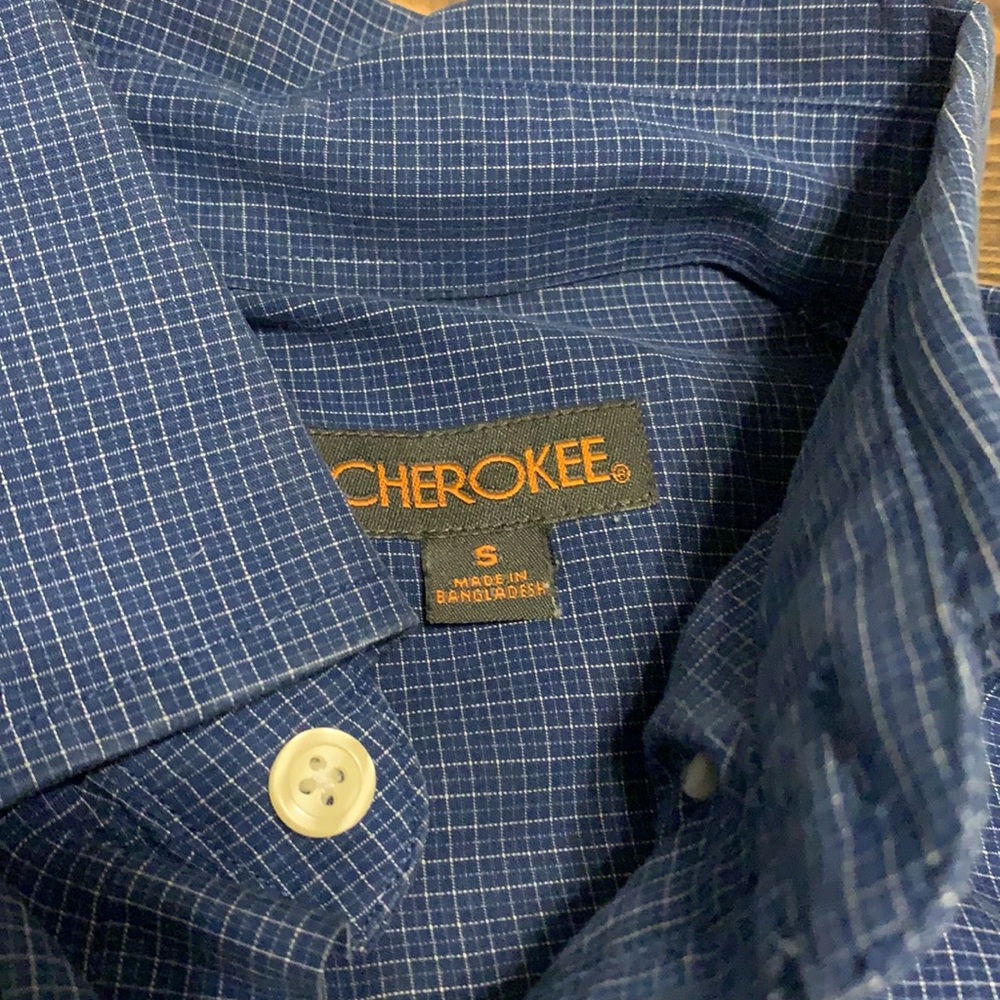 Cherokee blue button down - Picture 2 of 2